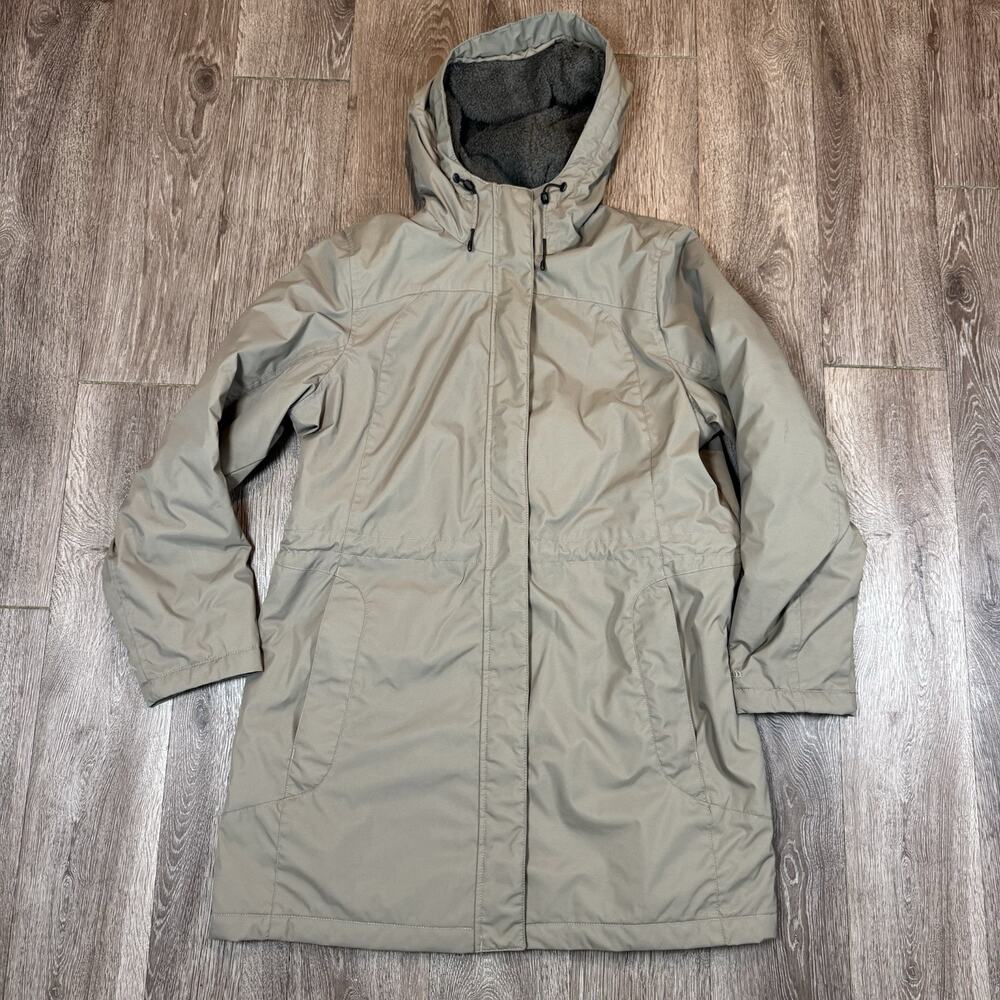 L.L. Bean Women’s Winter Warmer Coat Misses Large Hooded Lined Insulated 271139